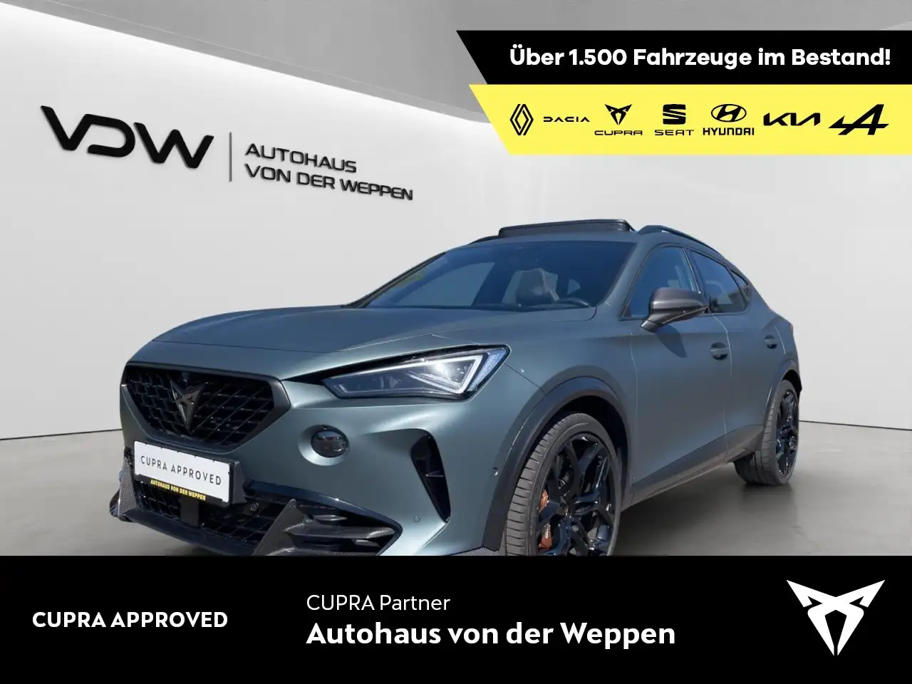 CUPRA Formentor VZ5 Enceladus Grey Edition 5JGar Beats Klima Navi — Mosbach