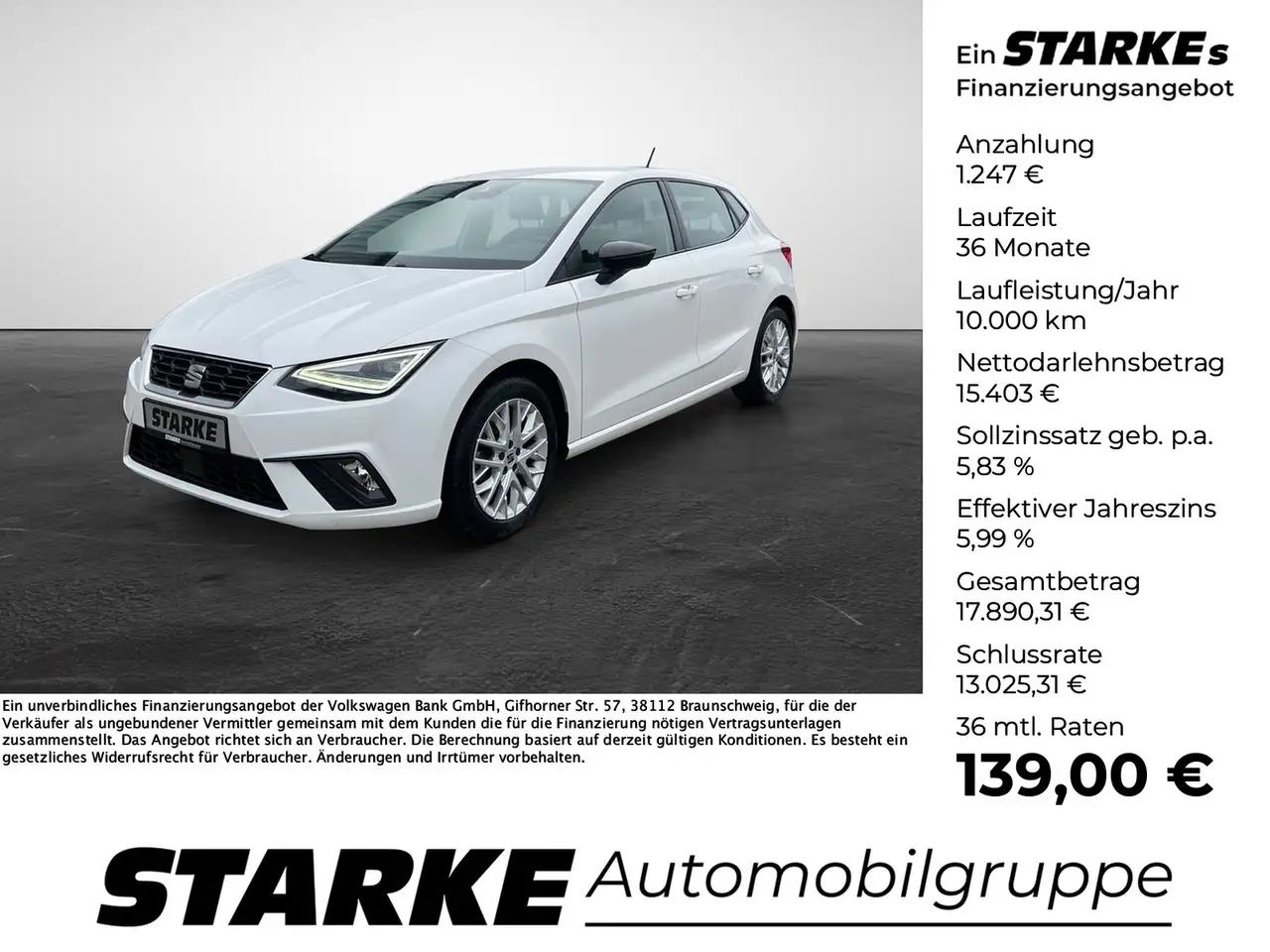 SEAT Ibiza 1.0 TSI FR-Line — Georgsmarienhütte
