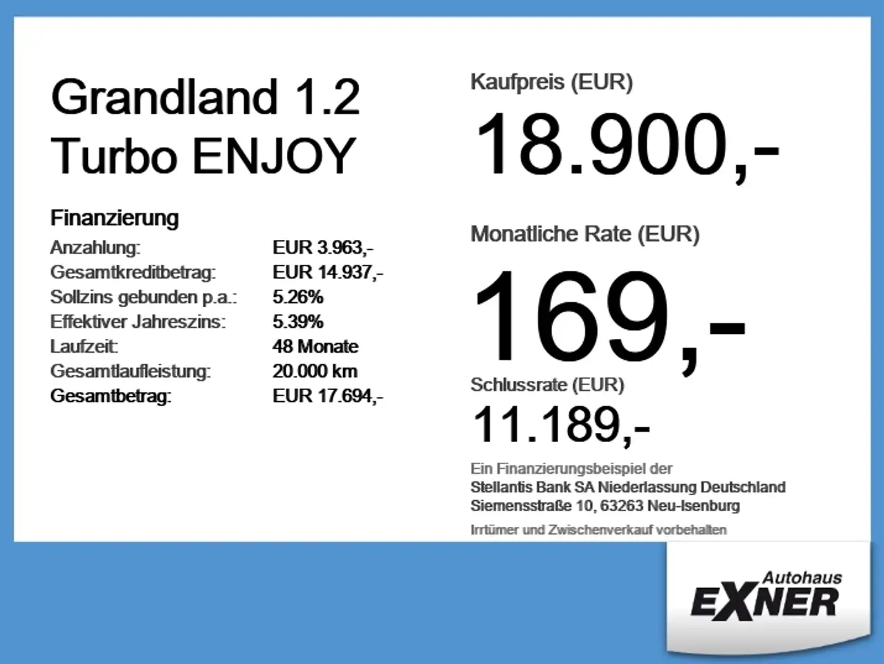Opel Grandland 1.2 Turbo ENJOY LED+SHZ+Winterp.+LM — Galería del vehículo 6