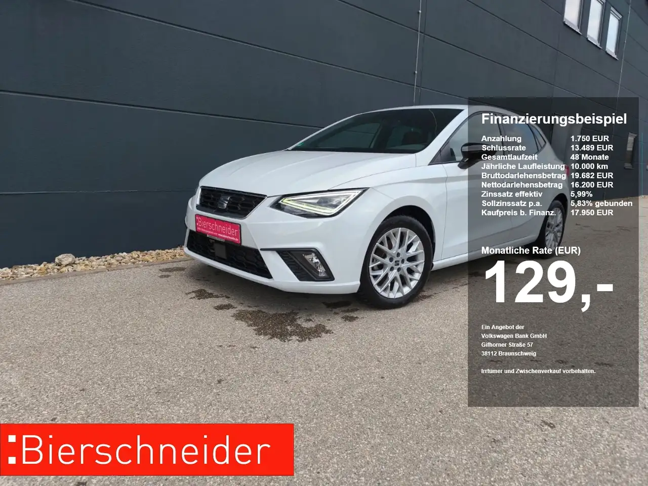 SEAT Ibiza 1.0 TSI DSG FR PRO NAVI LED ACC — Riedenburg