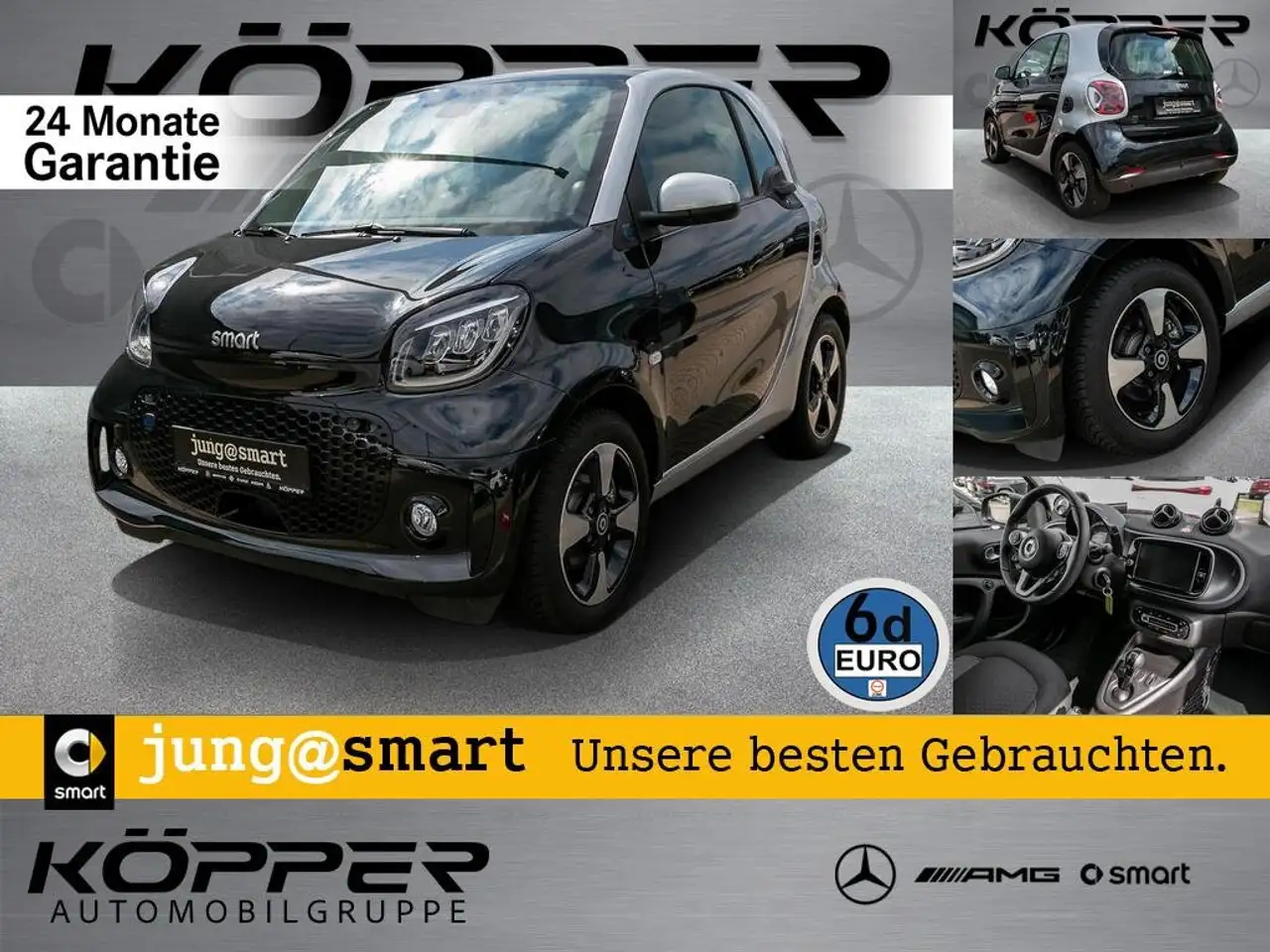 smart forTwo fortwo EQ EXCLUSIVE Black LAST ONE — Dorsten