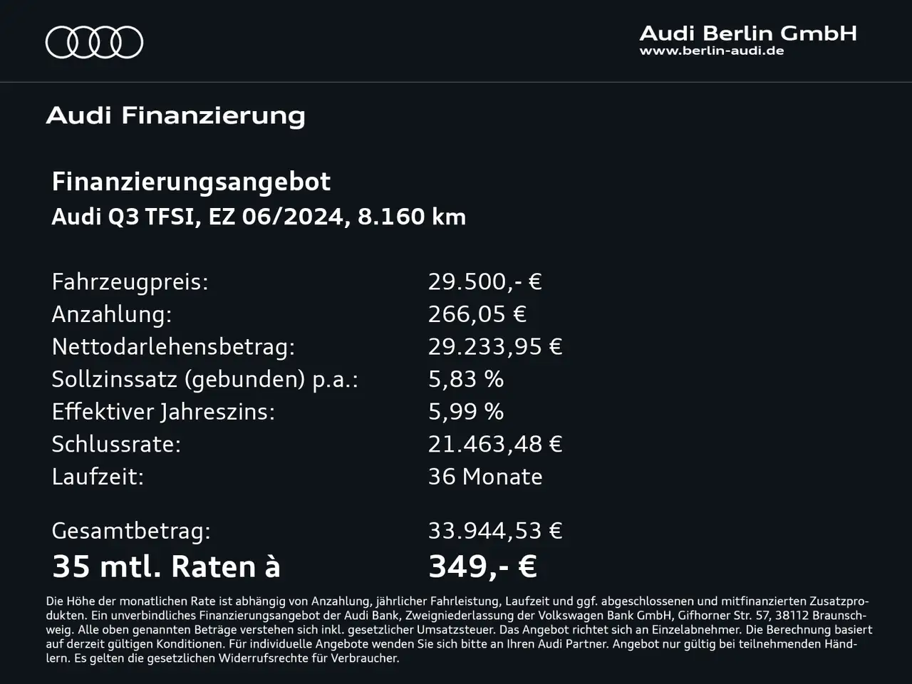 Audi Q3 35 TFSI S tronic LED NAVI VIRTUAL PDC — Galerie du véhicule 4