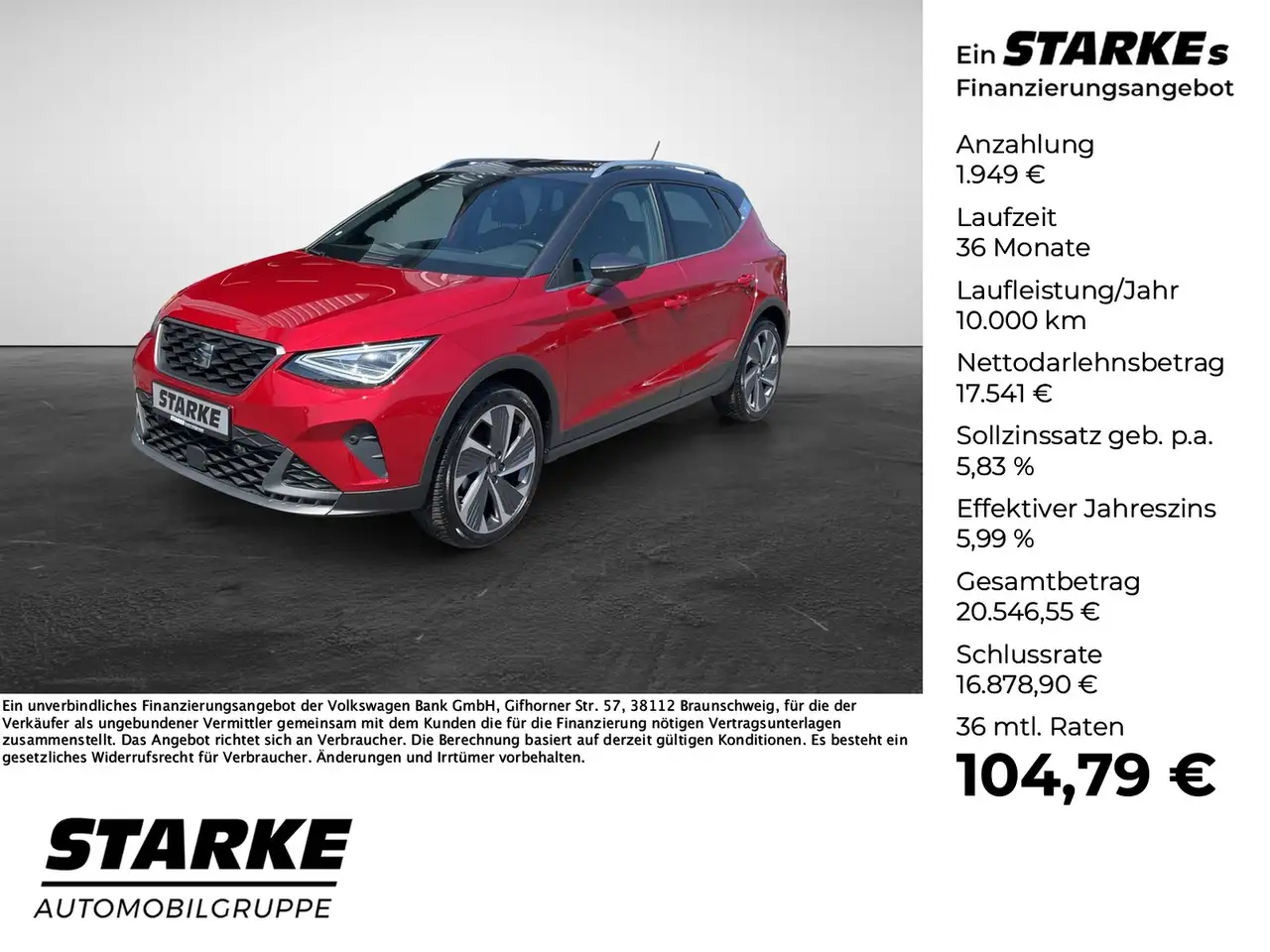 SEAT Arona FR 1.0 TSI 6-Gang — Vechta