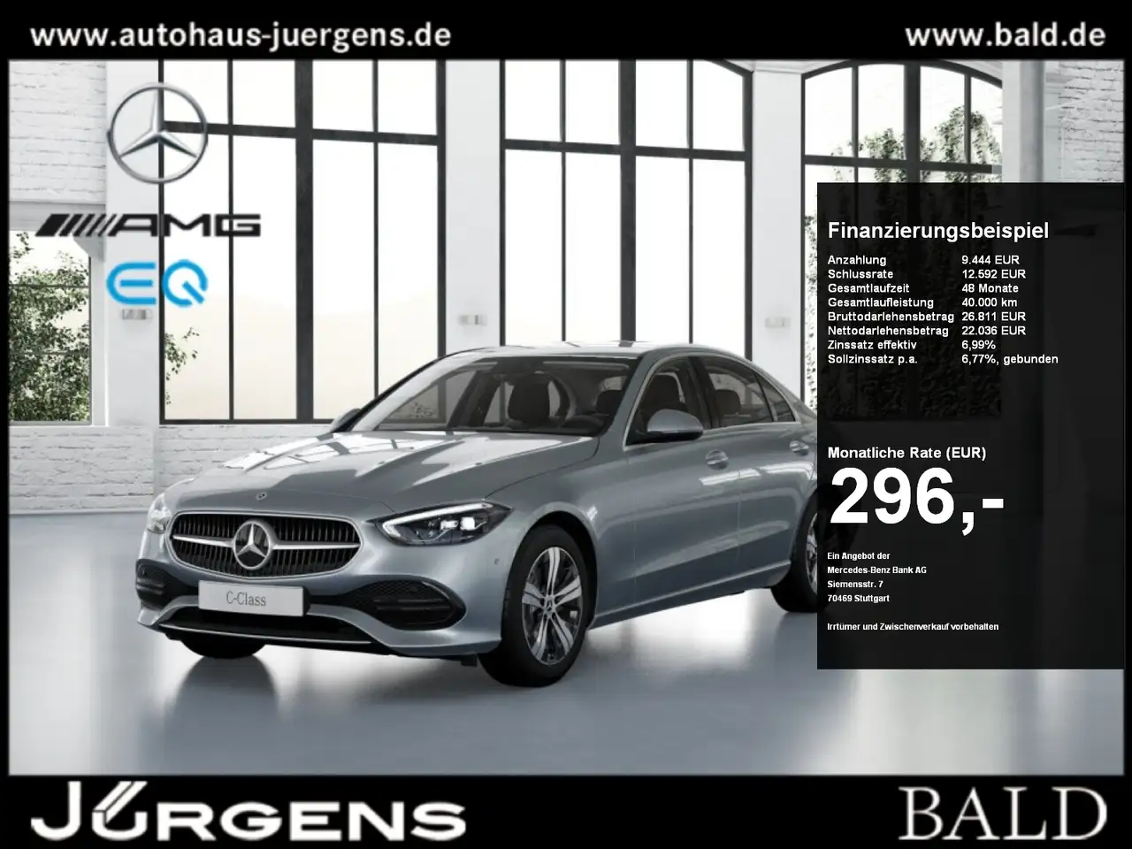 Mercedes-Benz C 180 Avantgarde/Ambiente/LED/Kamera/Winter/Navi — Dillenburg
