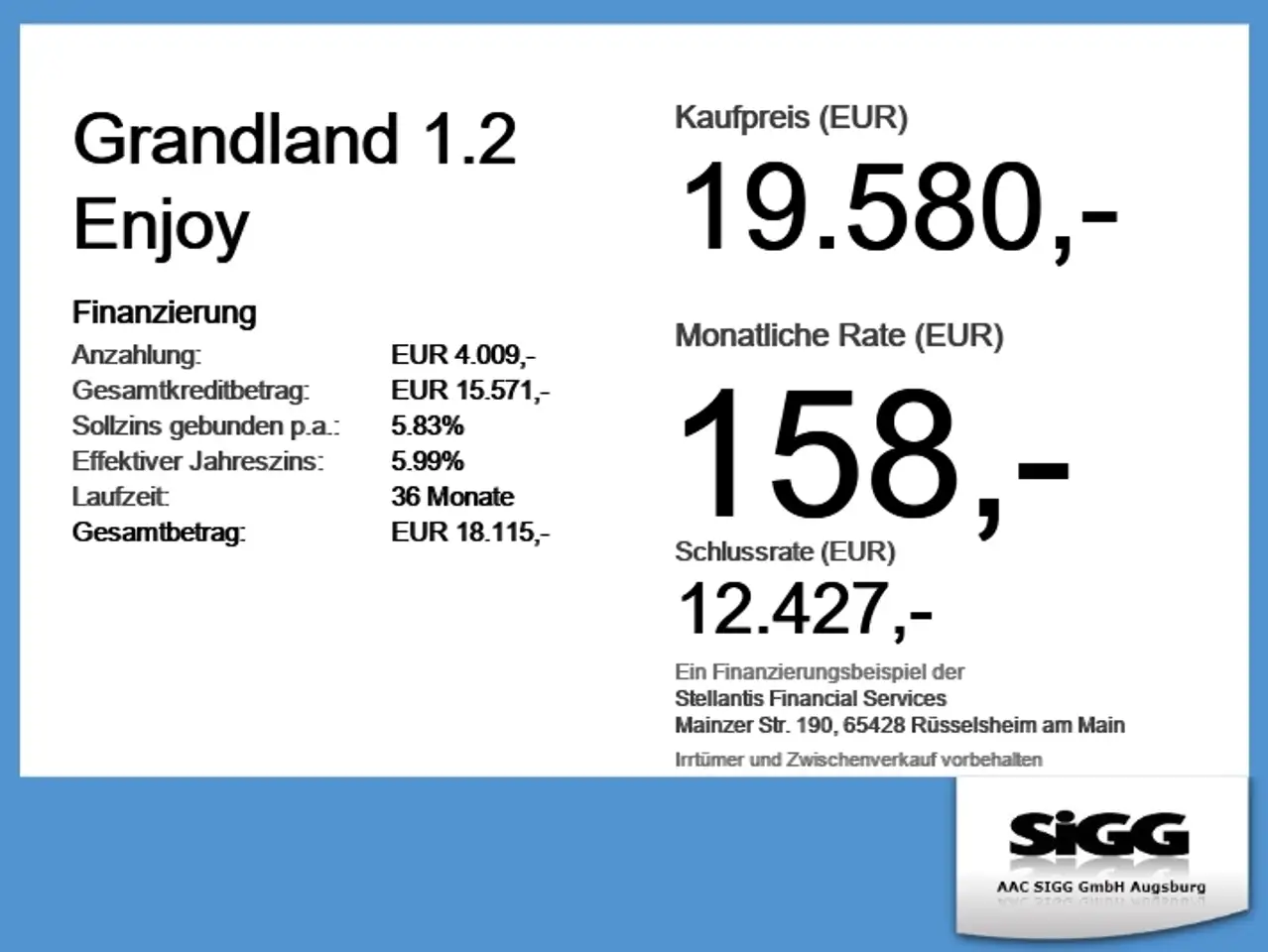 Opel Grandland 1.2 Enjoy Klima, Automatik, Sitzheizung — Vehicle gallery 6