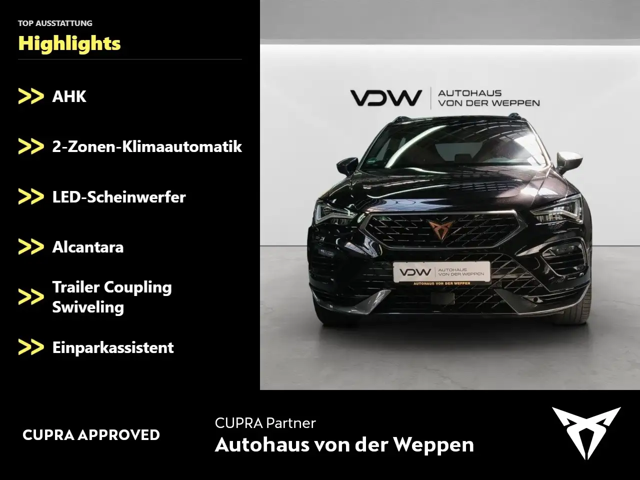 CUPRA Ateca 2.0 TSI VZ 4Drive AHK Beats Klima Navi — معرض صور السيارة 2