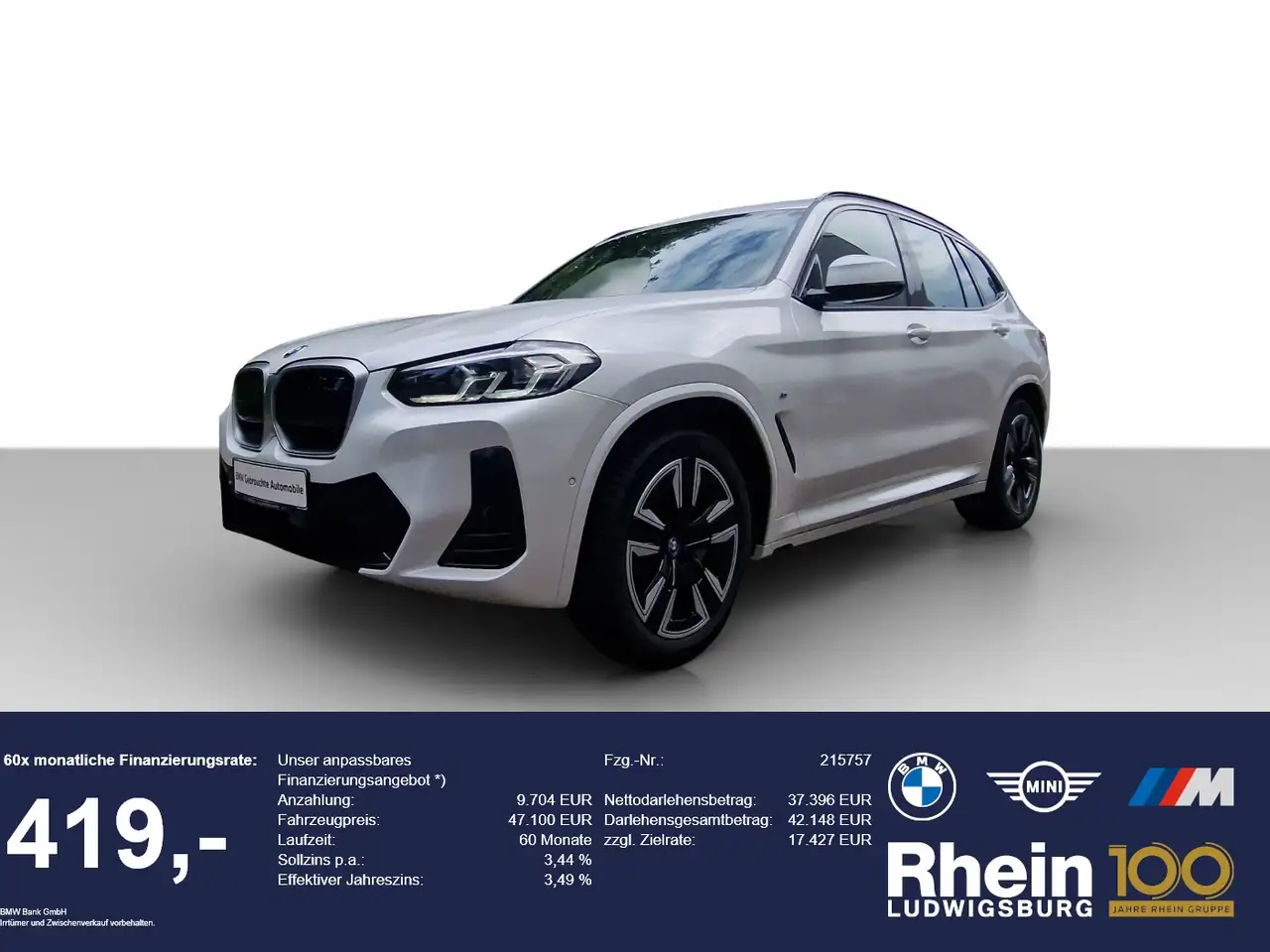 BMW iX3 Navi.LED.RFK.ACC.WirelessCharge.WLAN.DAB — Asperg