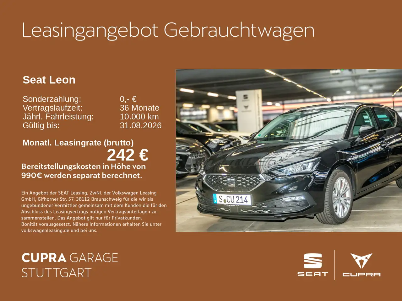 SEAT Leon Style Edition 1.0 eTSI 81 kW (110 PS) DSG * — Stuttgart