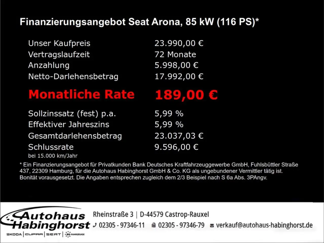 SEAT Arona 1.0 TSI DSG Style Edition AHK Navi Shz Parkassist — Galerie du véhicule 2