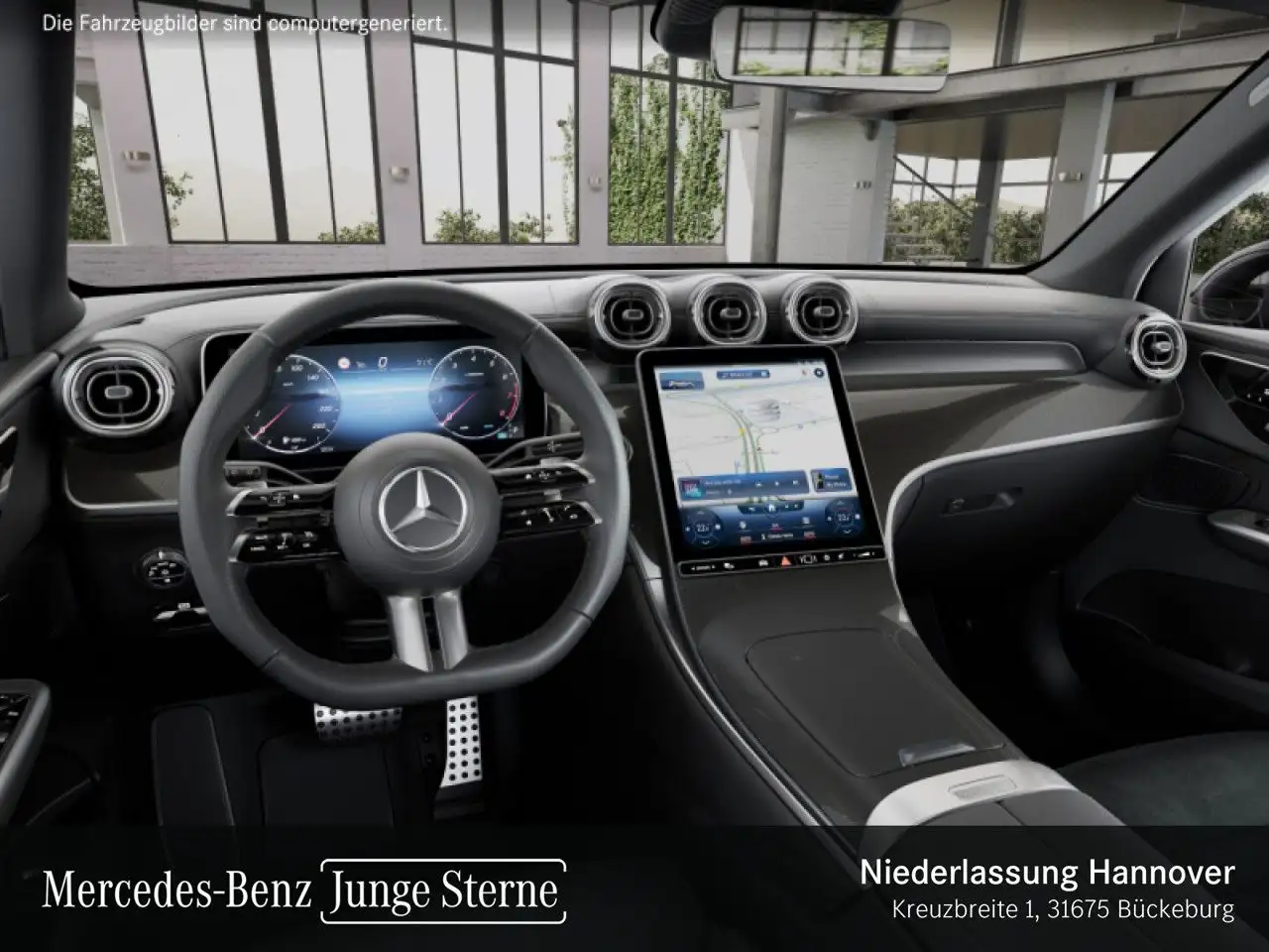 Mercedes-Benz GLC 200 4M AMG+NIGHT+AHK+LED+KAMERA+TOTW+KEYLESS — Vehicle gallery 9