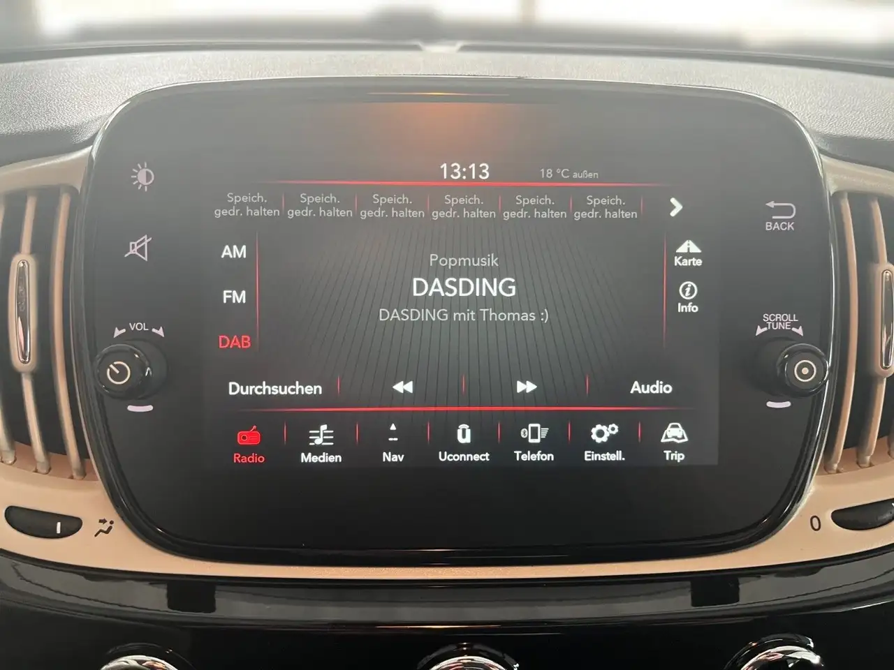 Fiat 500C 1.0 Cabrio DolceVita /KLIMA-AUT/NAV/TFT — معرض صور السيارة 9