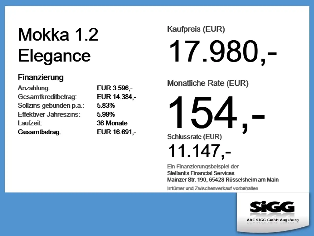 Opel Mokka 1.2 Elegance Sitzheizung Rückfahrkamera — معرض صور السيارة 6