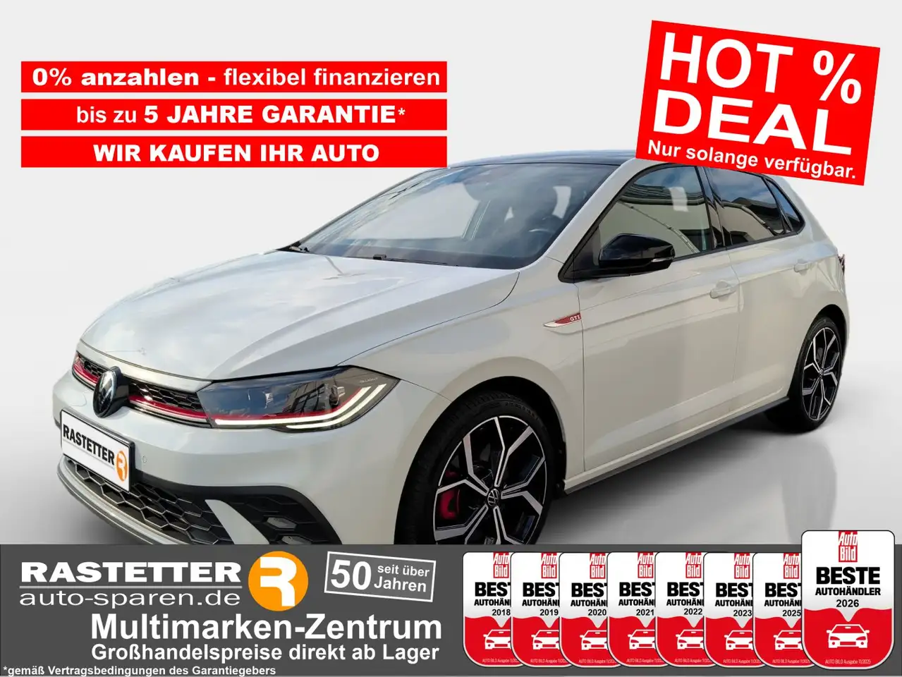 Volkswagen Polo 2.0 TSI GTI DSG beats+Kamera+Keyless+ACC+Matrix+Ap — Rheinstetten