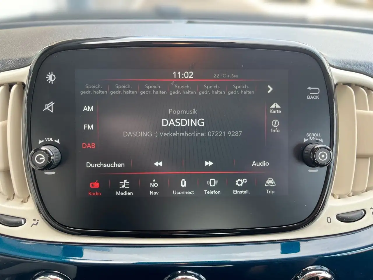 Fiat 500C 1.0 Cabrio DolceVita /KLIMA-AUT/NAV/TFT — معرض صور السيارة 9