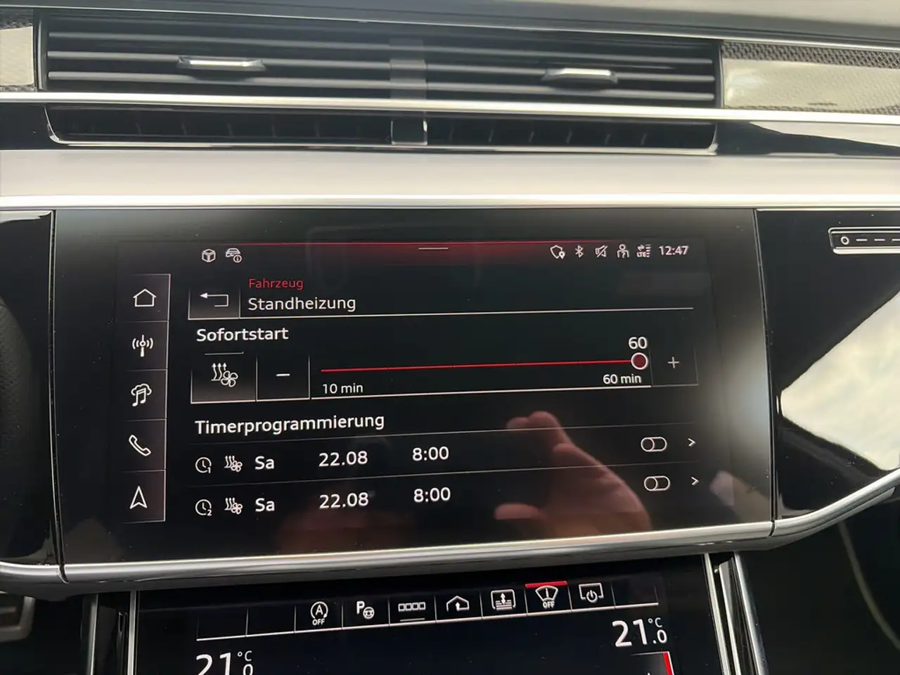 Audi A8 60TFSI S line Black+/Exclusive/187UPE/Vollleder/Digi Matrix/HuD/360 — Vehicle gallery 26