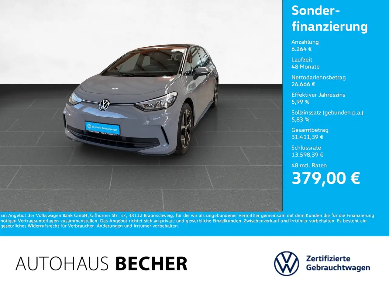 Volkswagen ID.3 Pro 150kW 1-Gang-Automatik /Navi/Rückfahrk — Wesel