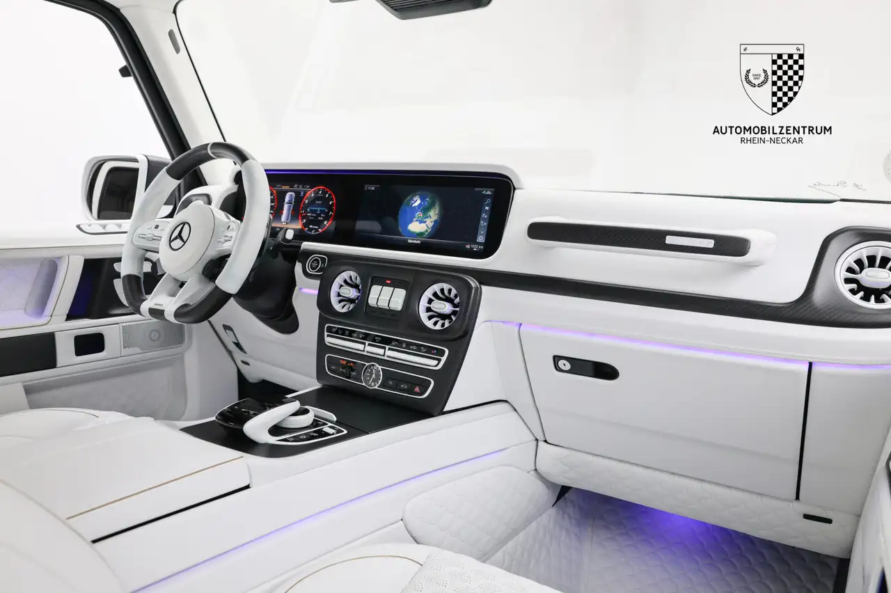 Mercedes-Benz G 63 AMG Brabus 6x6 XLP 900 1 of 1 SuperWhite/FullCarbon — معرض صور السيارة 32