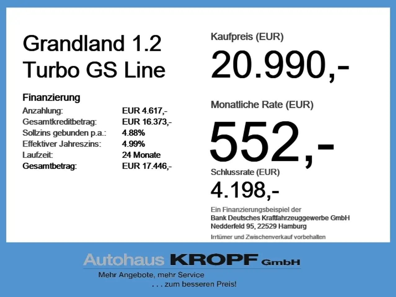 Opel Grandland 1.2 Turbo GS Line LED+Navi+SHZ+360+LM — معرض صور السيارة 6