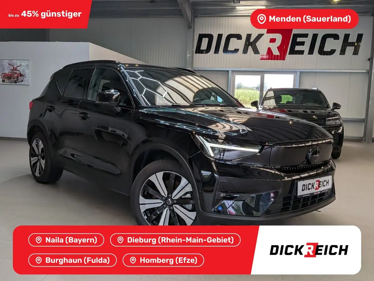 Volvo EX40 Extended Range Plus Black AHK 360° SoH100% — Menden