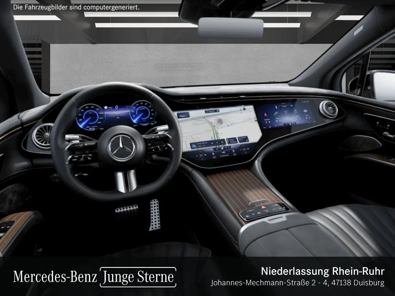 Mercedes-Benz EQS SUV EQS 580 4Matic AMG Fahrass Fondent Airmat Pano HUD — Vehicle gallery 10
