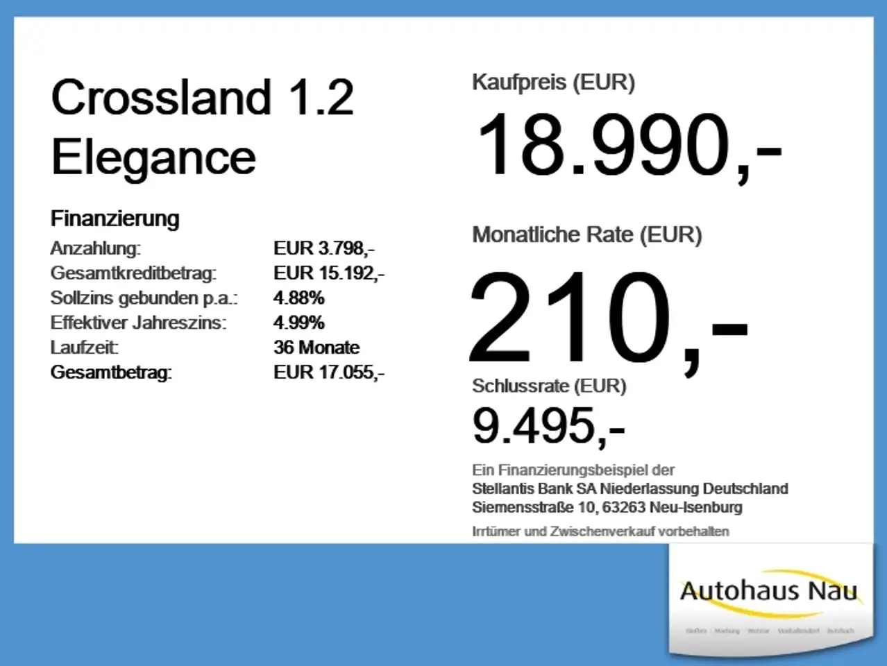 Opel Crossland 1.2 Elegance inkl. Inspektionspaket! — معرض صور السيارة 6