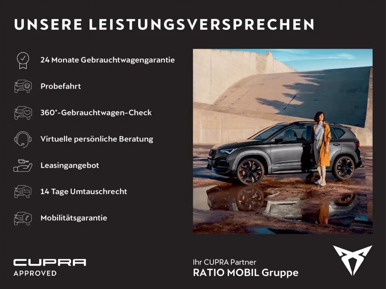 CUPRA Ateca ATECA 1.5 TSI DSG 5 J.GAR.*PARKLENKASS. NAVI SHZ — Vehicle gallery 28