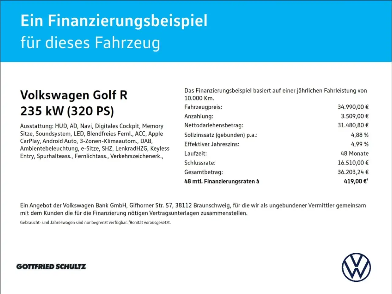Volkswagen Golf R 2.0 TSI DSG Rückfahrkamera Navigation — Galería del vehículo 2