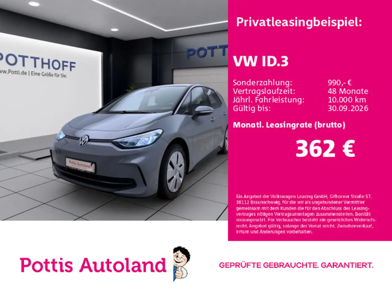 Volkswagen ID.3 PRO PDC LED GRA KLIMA DAB+ — Hamm