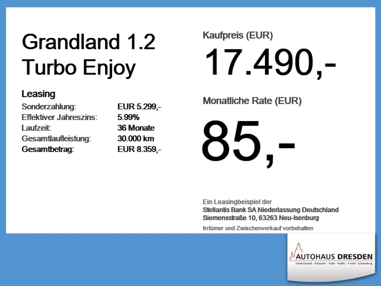 Opel Grandland 1.2 Turbo Enjoy *LED*ACC*DAB*SHZ*PDC* — Galería del vehículo 6