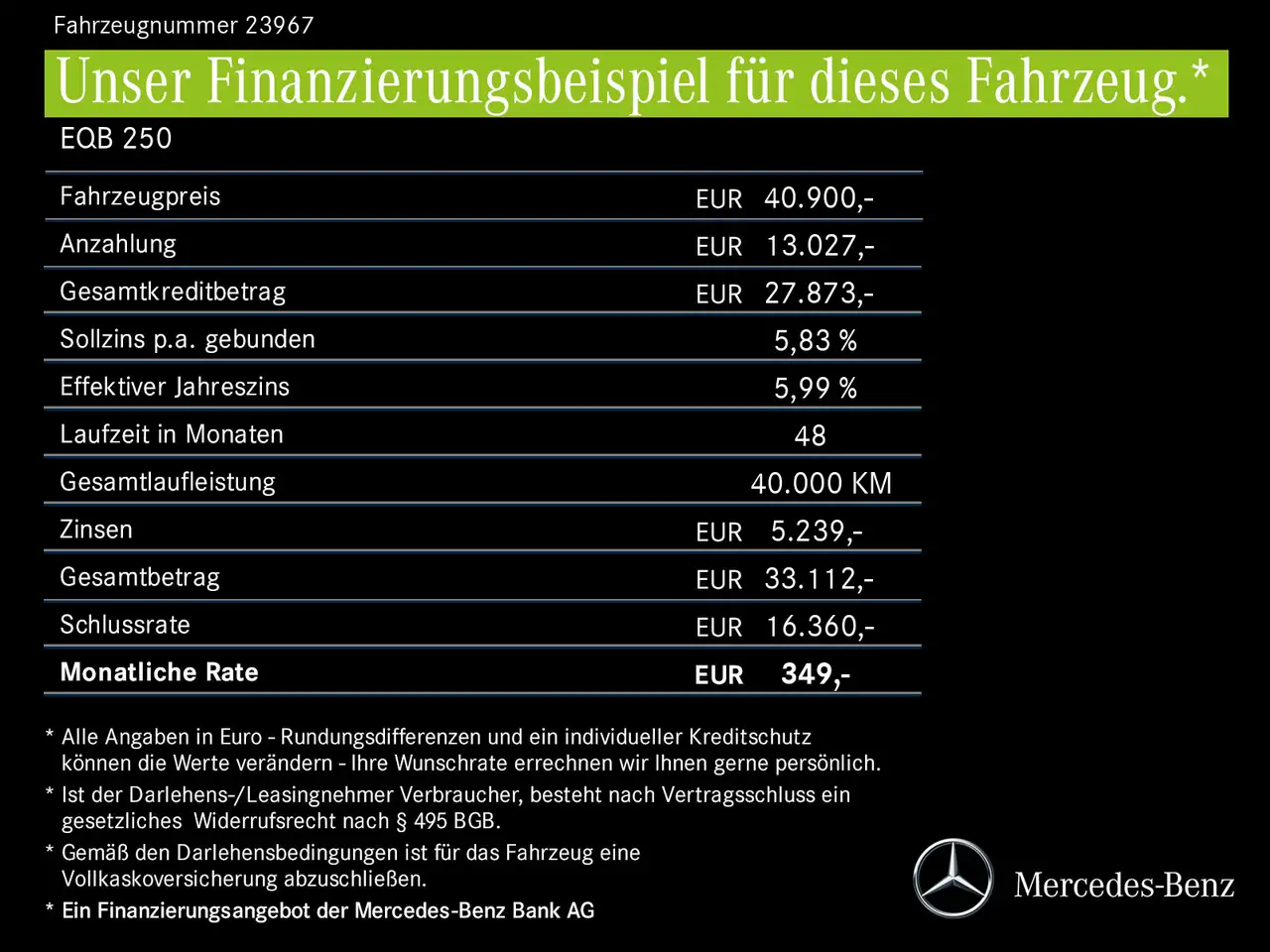 Mercedes-Benz EQB 250 EQB 250+ Progressive Anhängevorrichtung Kamera — Galería del vehículo 29