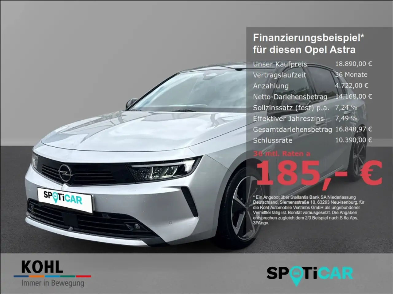 Opel Astra L Elegance 1.2 Turbo AT8 PDC Keyless Tempomat SHZ — Aachen