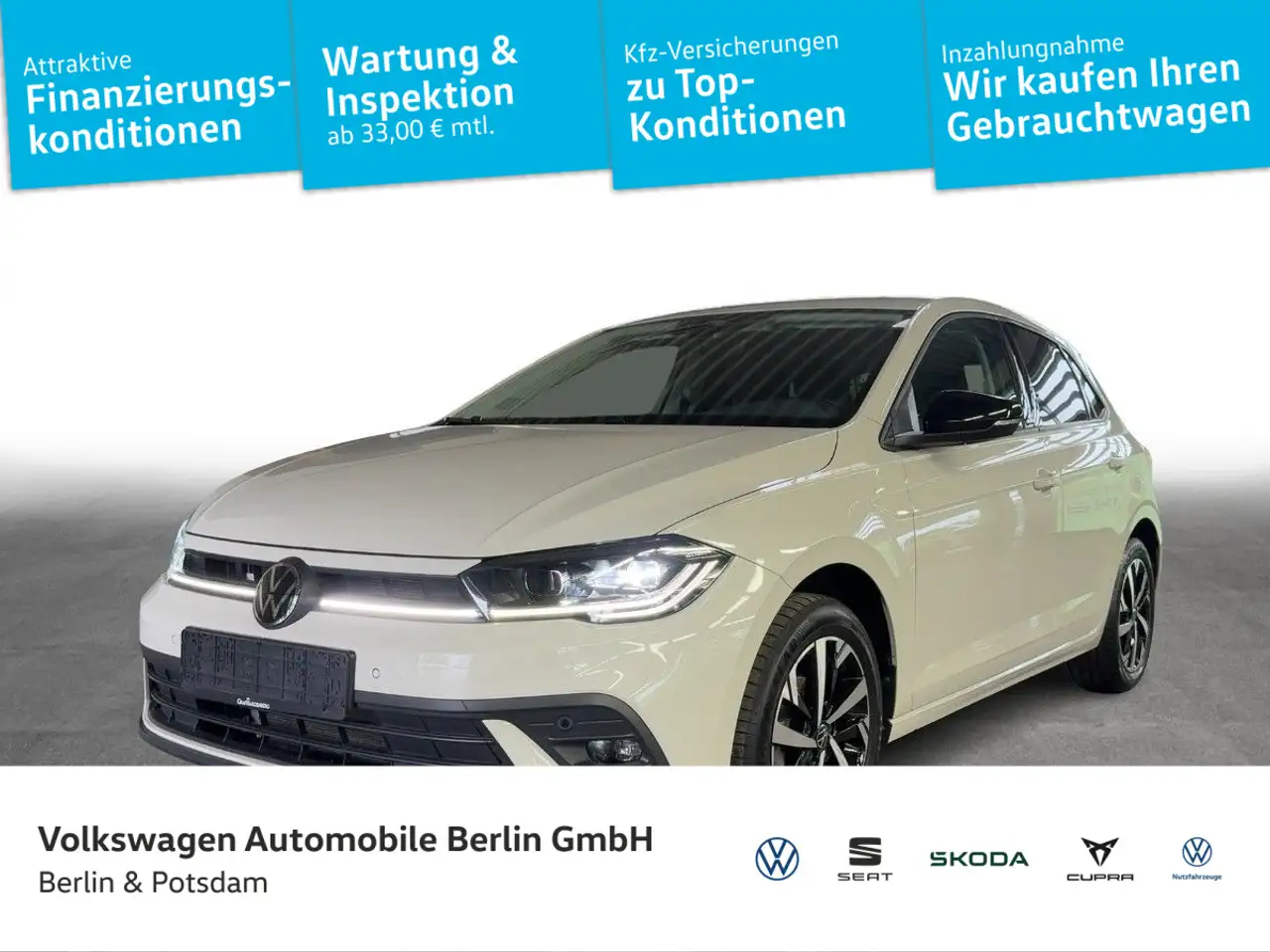 Volkswagen Polo Move 1.0 TSI DSG Klima SHZ IQ.LIGHT APP — Berlin