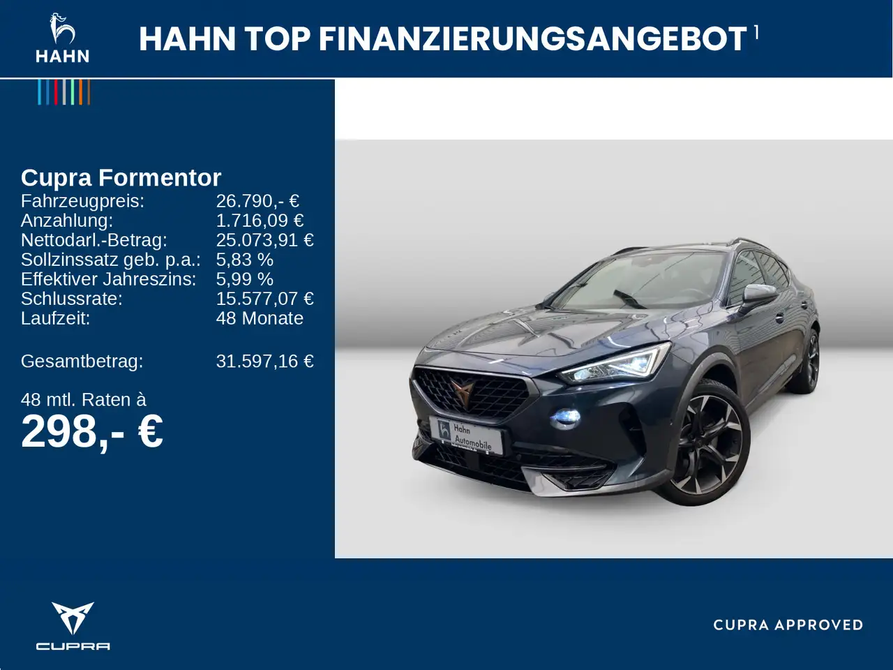 CUPRA Formentor 2.0 TSI DSG VZ Navi ACC Kamera Klima — معرض صور السيارة 2