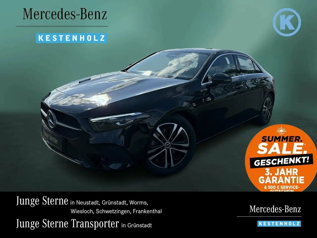 Mercedes-Benz A 200 A 200 Limo PROGRESSIVE+AHK+DISTR+KAM+MLED+LENKHZ — Grünstadt