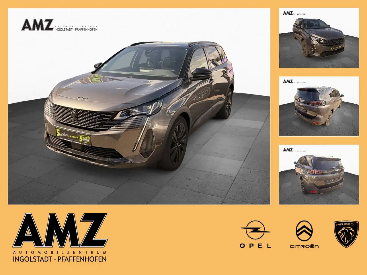 Peugeot 5008 GT 7-Sitzer ACC+LED+Navi+SHZ+Kam. — Ingolstadt