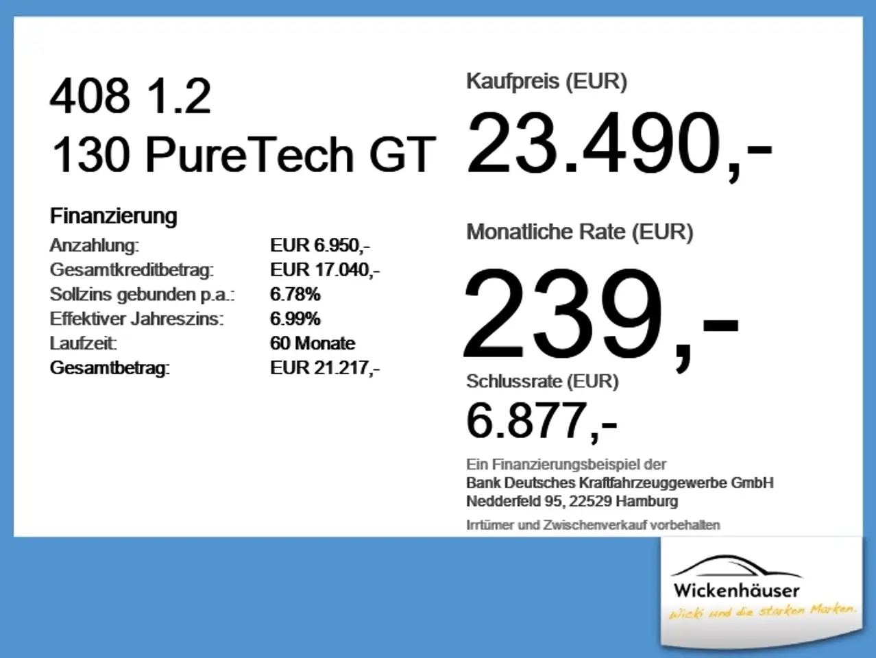 Peugeot 408 1.2 130 PureTech GT ACC+Alcantara+LED+Navi — معرض صور السيارة 6