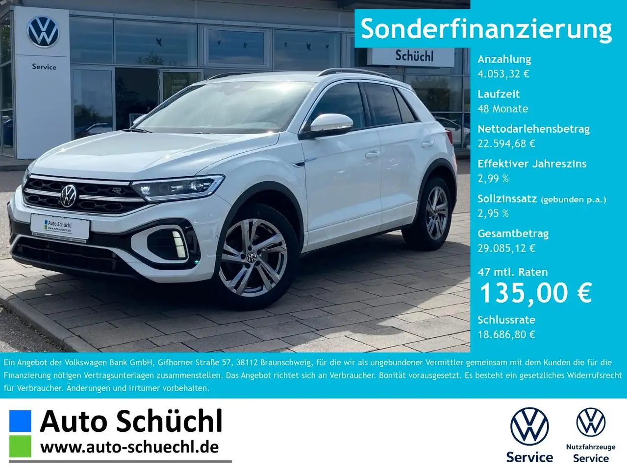 Volkswagen T-Roc 1.5 TSI DSG R-Line AHK+APP-CONNECT+VIRTUAL — Schrobenhausen