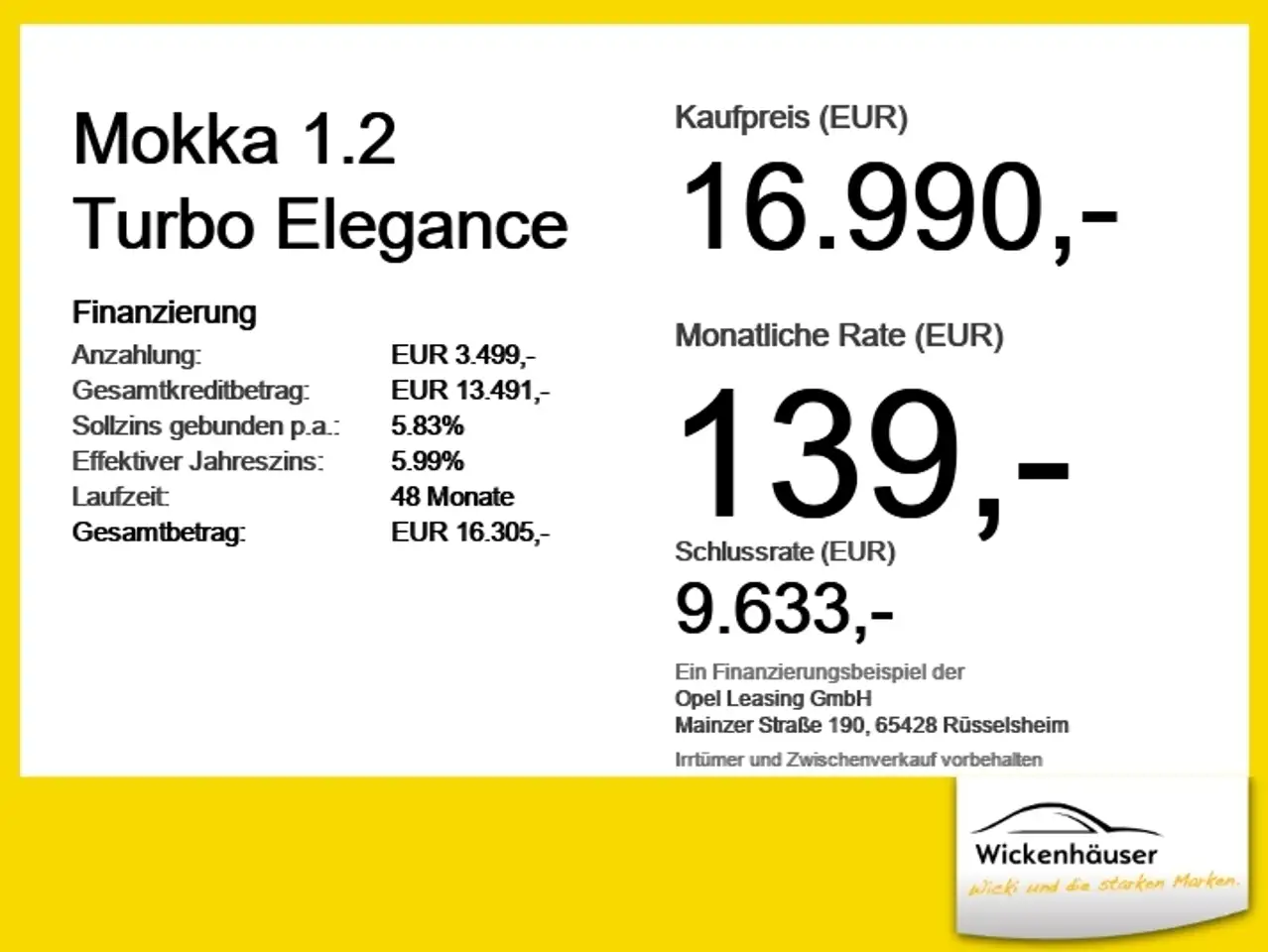 Opel Mokka 1.2 Turbo Elegance LED+WinterPaket+Kamera — معرض صور السيارة 6