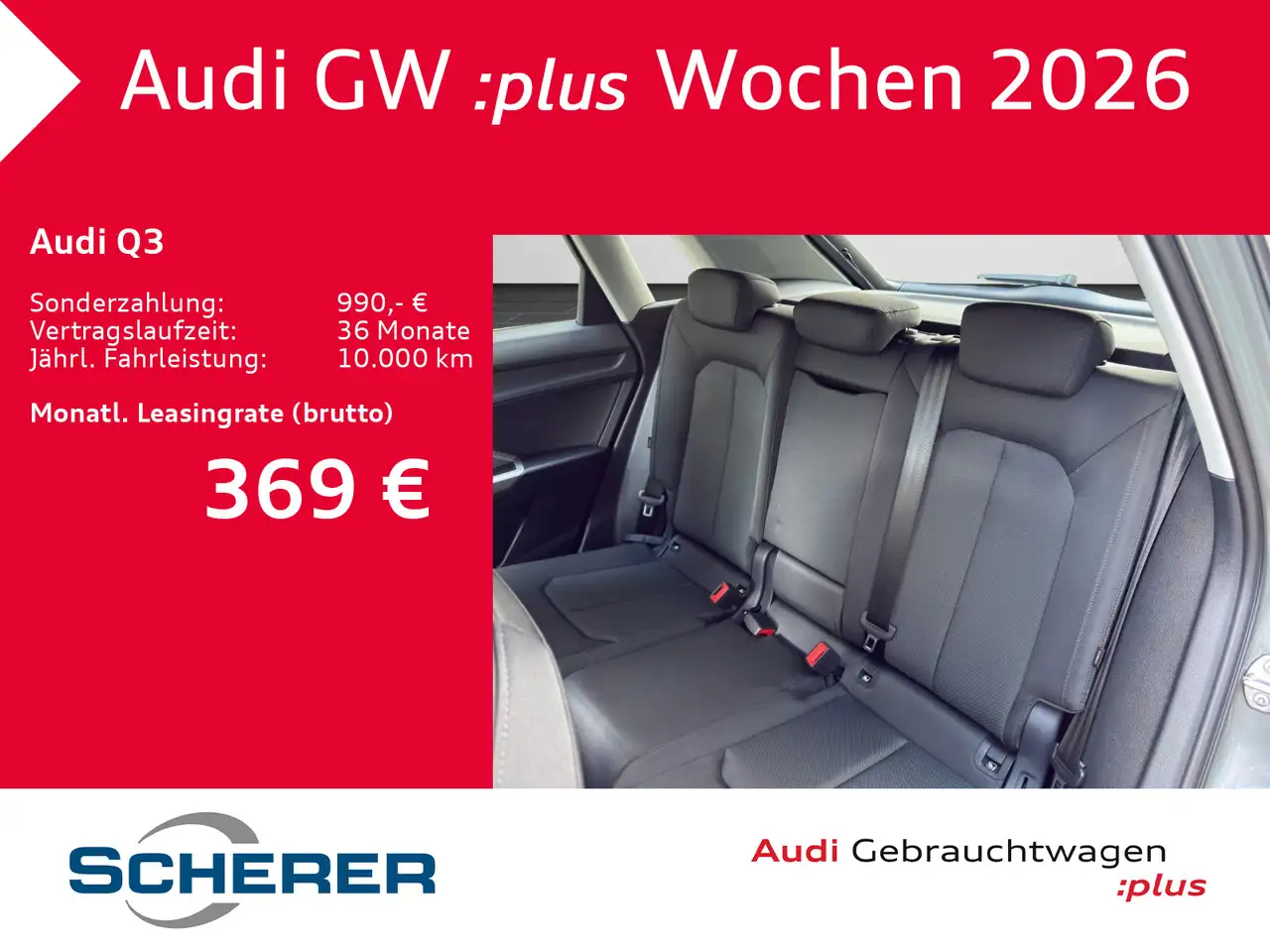 Audi Q3 advanced 45 TFSI quattro LED Navi Plus S tron — Galería del vehículo 15