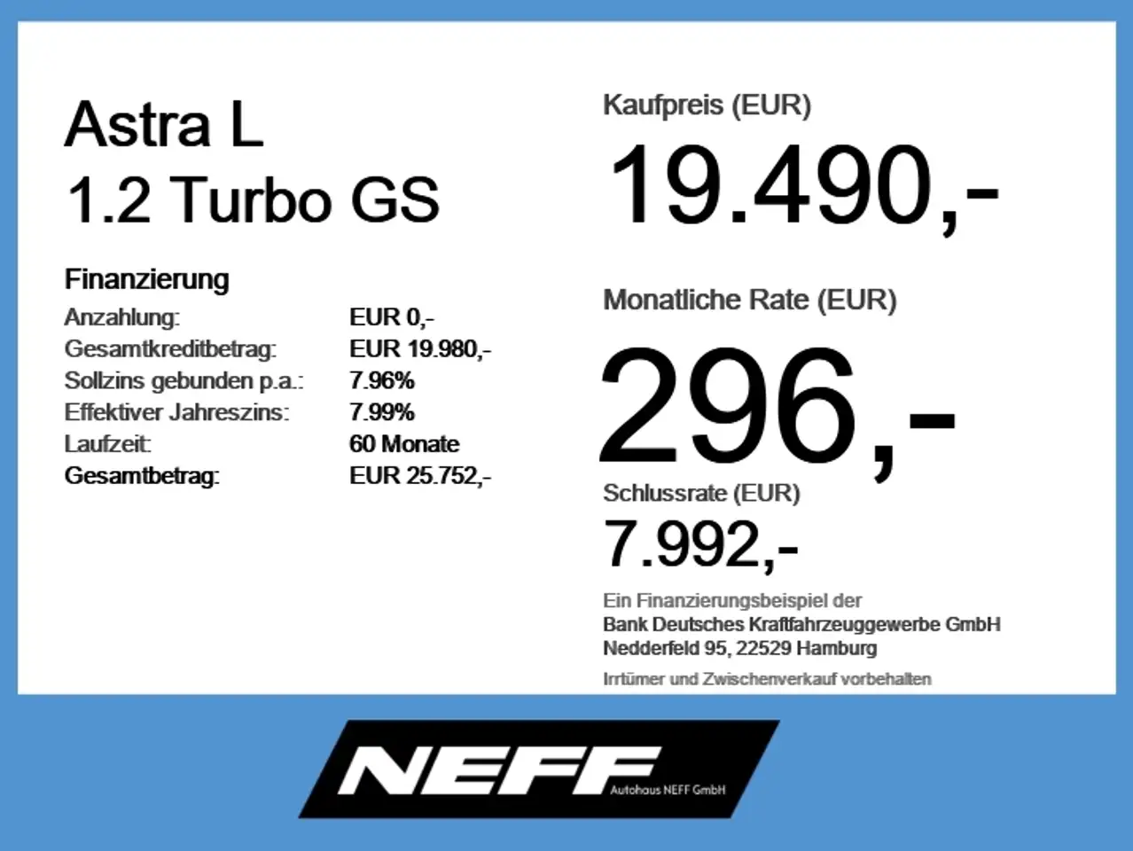 Opel Astra L 1.2 Turbo GS ACC+LED+SHZ+2xKlima+360+LM — Galerie du véhicule 6