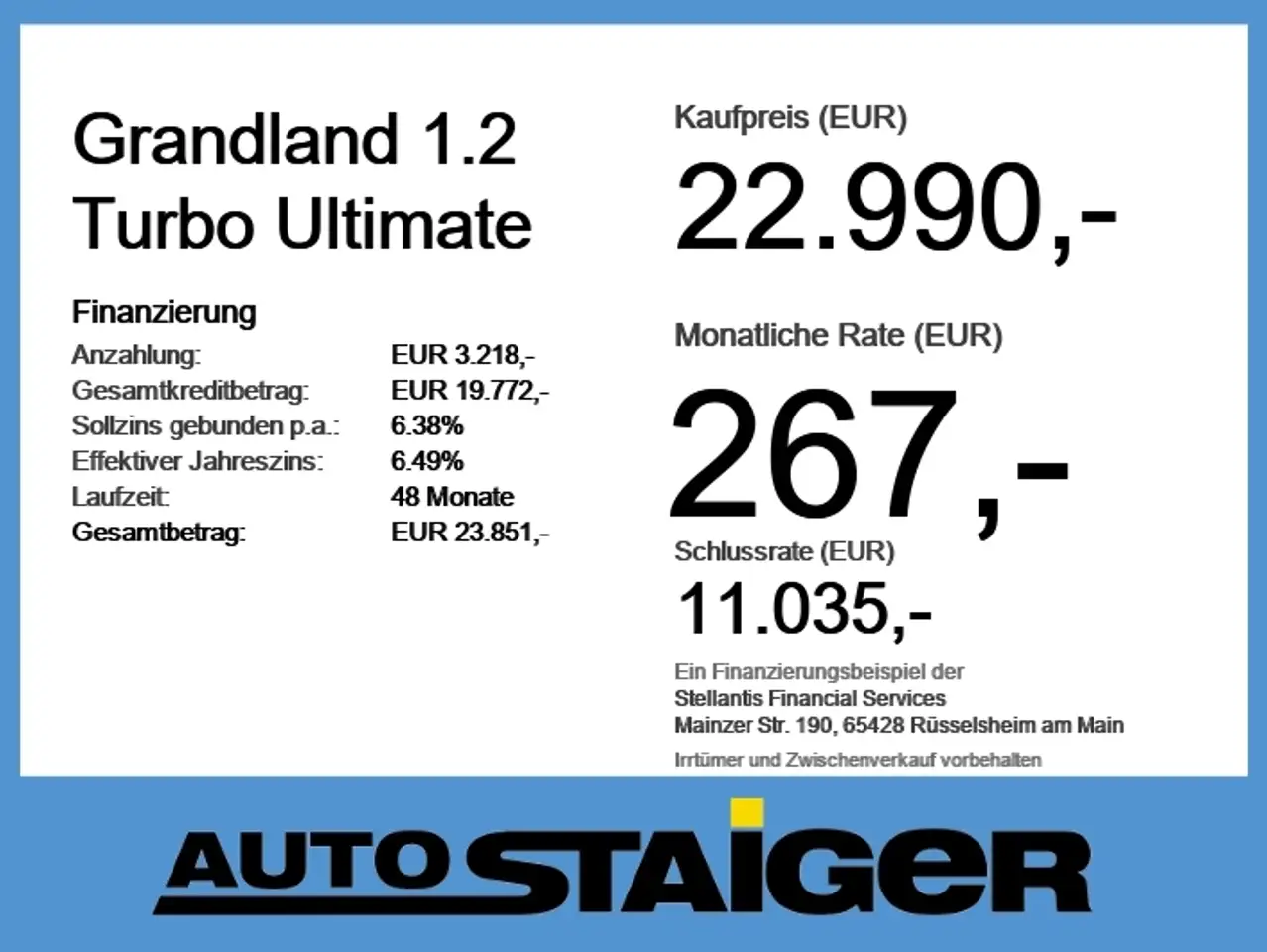 Opel Grandland 1.2 Turbo Ultimate AHK+LED+Navi+SHZ+LM — Galería del vehículo 6