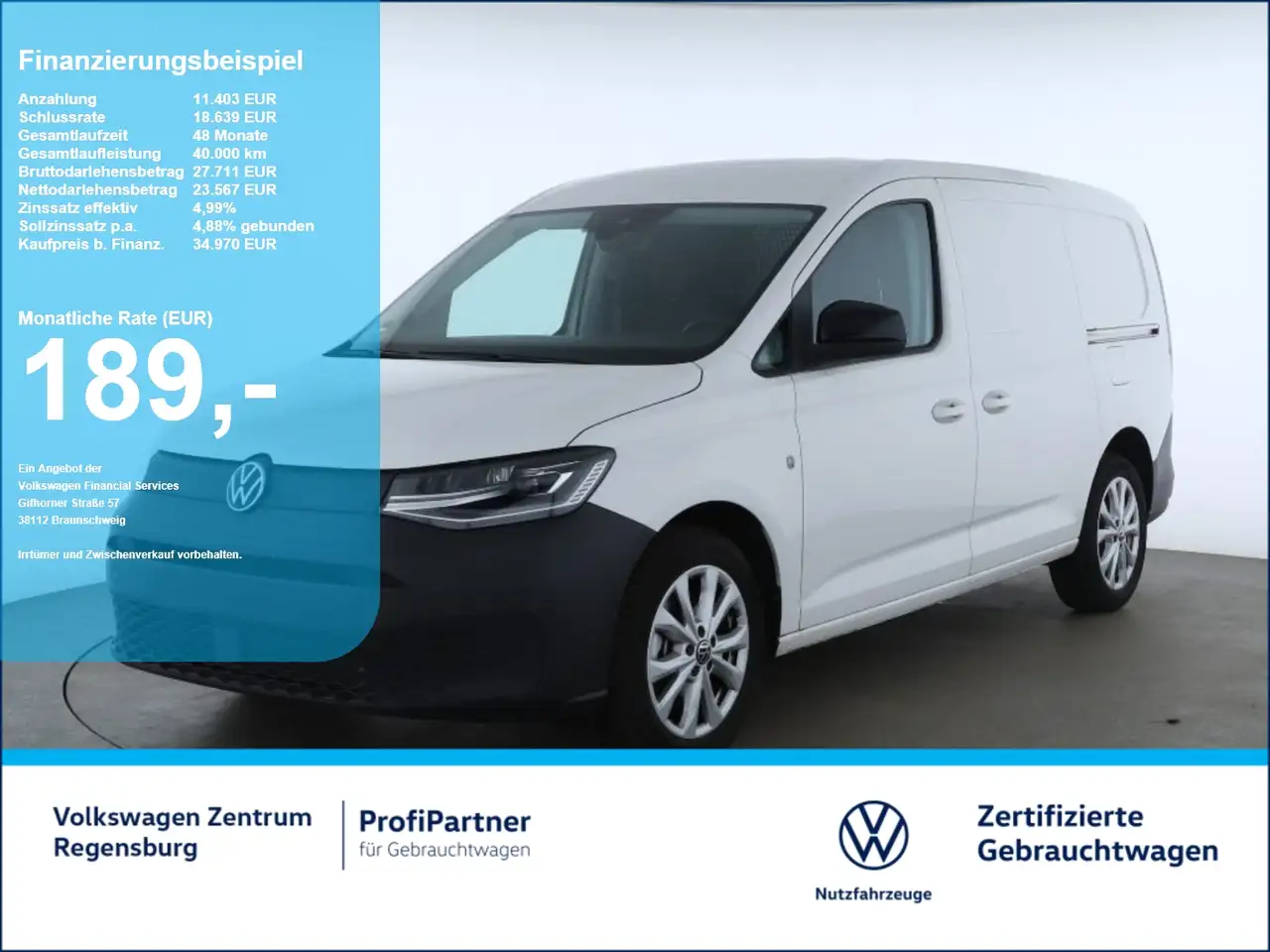 Volkswagen Caddy Maxi Cargo LR 1.5 TSI DSG AHK R-KAMERA NAVI — Regensburg