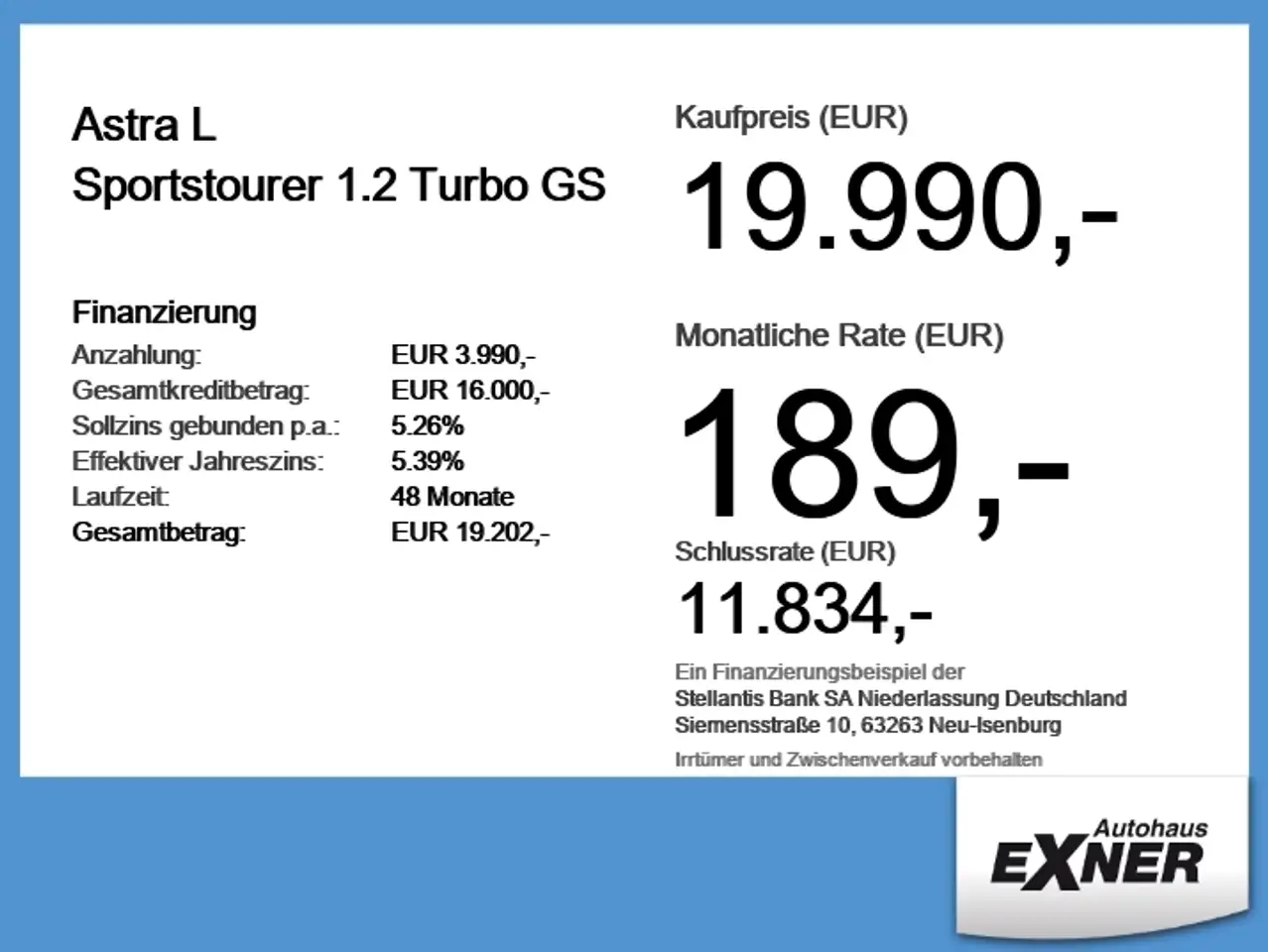 Opel Astra L Sportstourer 1.2 Turbo GS LED+SHZ+Kam. — Galerie du véhicule 6