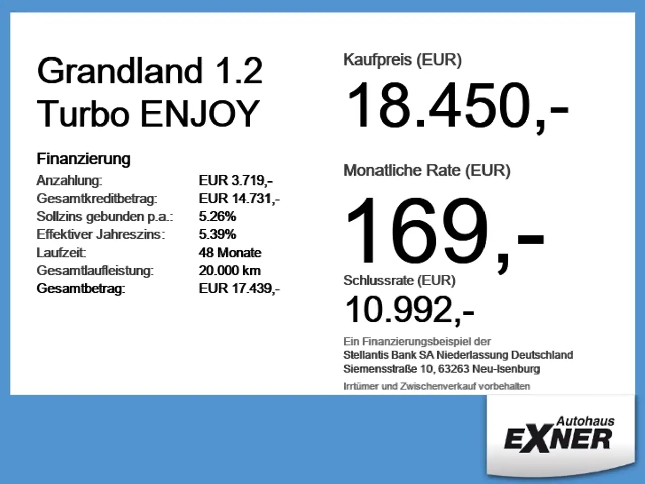 Opel Grandland 1.2 Turbo ENJOY ACC+LED+SHZ+Winterp. — Vehicle gallery 6