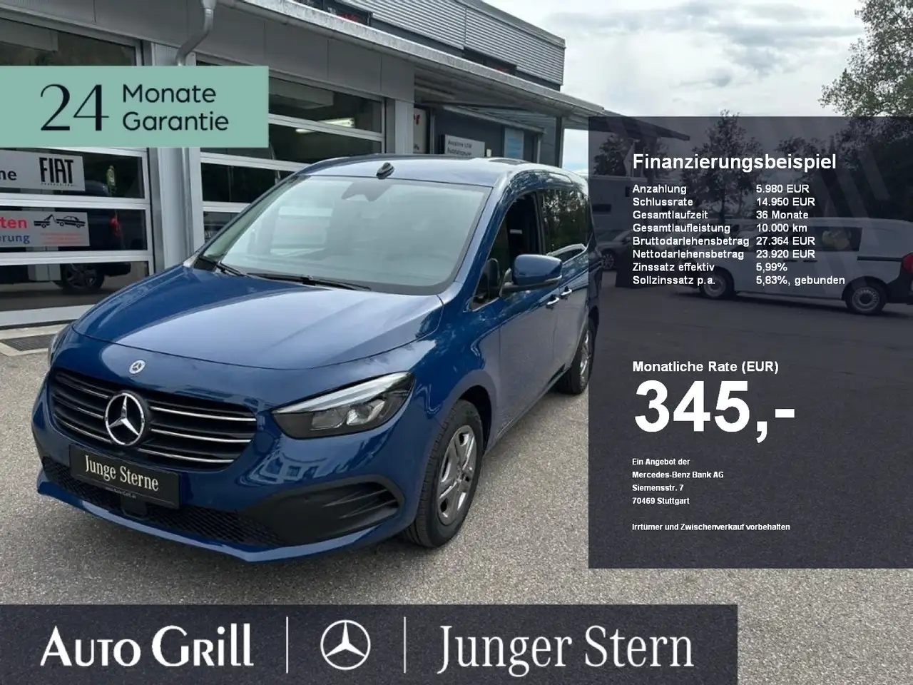 Mercedes-Benz T-Klasse T 180 Style MBUX+Style+Ambiente+Fahrassist+LED — Grafing
