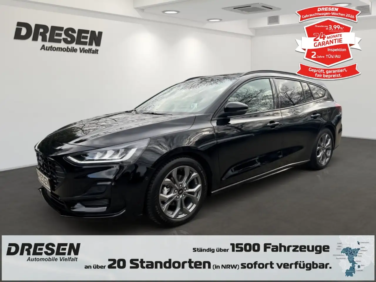Ford Focus ST-Line X Turnier 1,0l EcoBoost AT AHK-abnehmbar N — Viersen