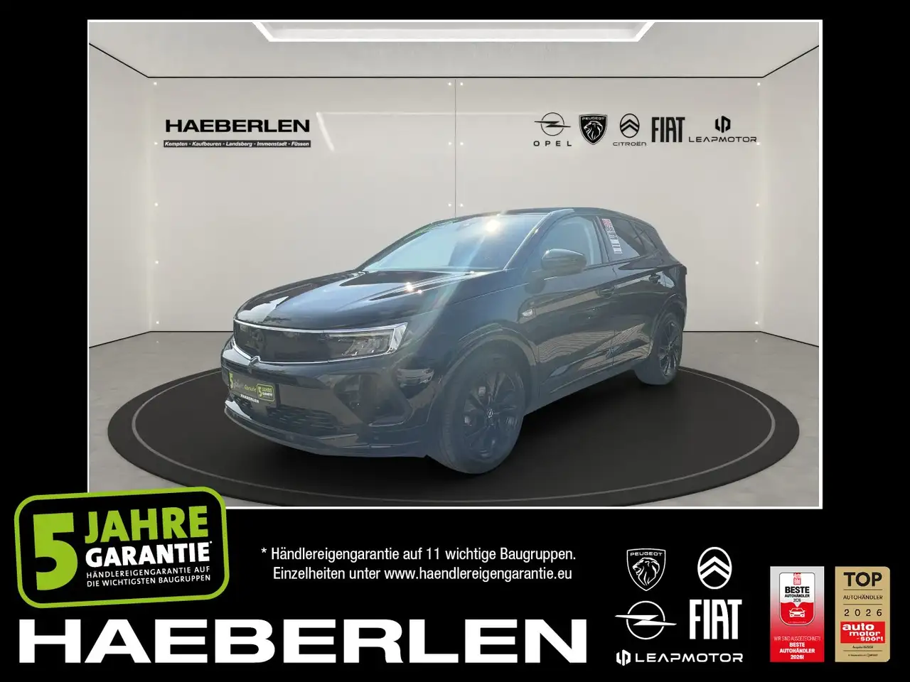 Opel Grandland 1.2 Turbo GS Line LED+SHZ+2xKlima+360 — Kaufbeuren
