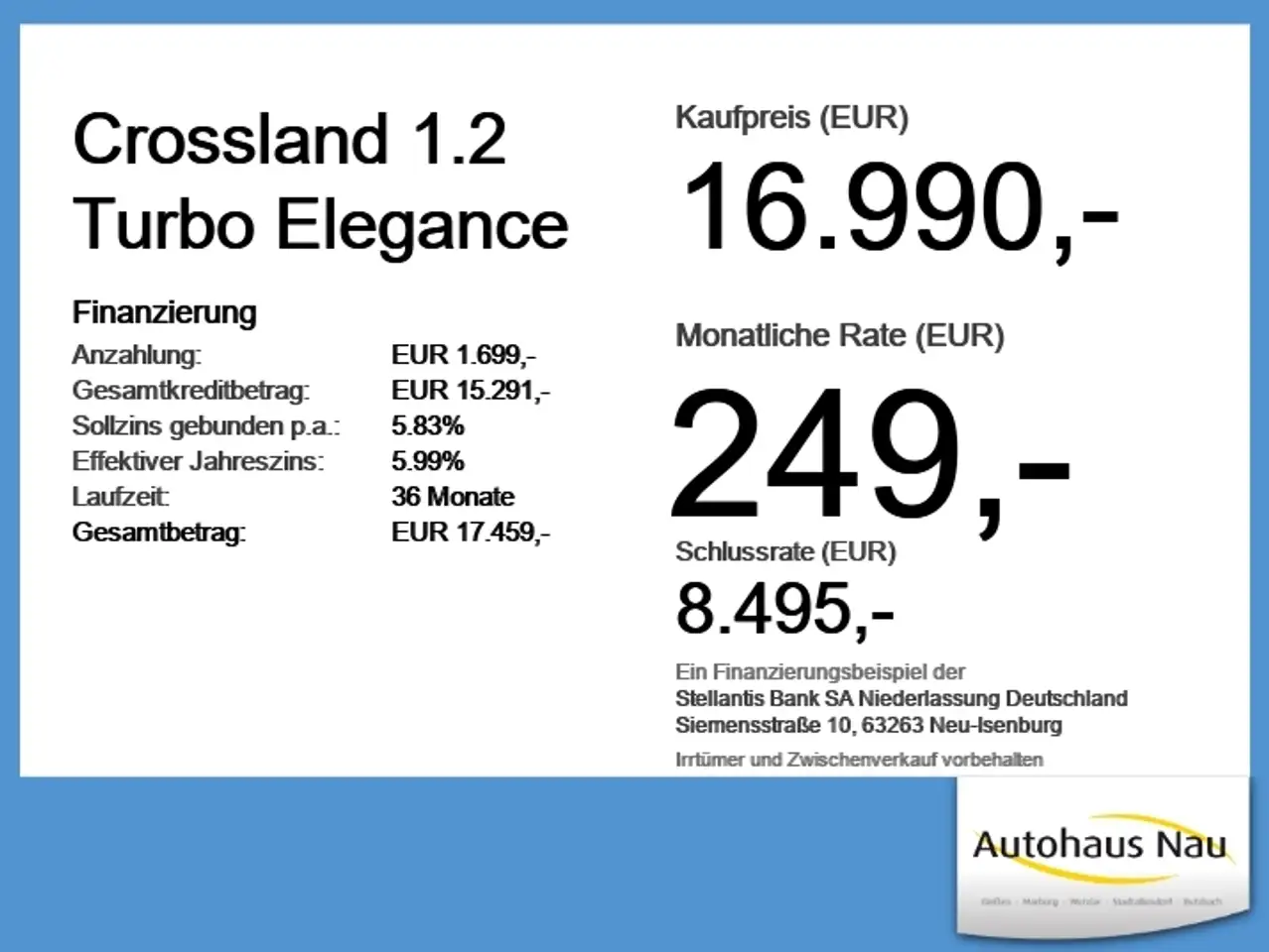 Opel Crossland 1.2 Turbo Elegance LED+Navi+Kam. — معرض صور السيارة 6