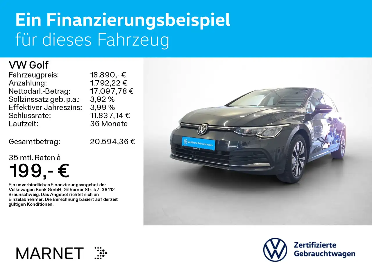 Volkswagen Golf VIII 1.0 TSI Move *Navi*SHZ*LED*Digital*PDC — معرض صور السيارة 2