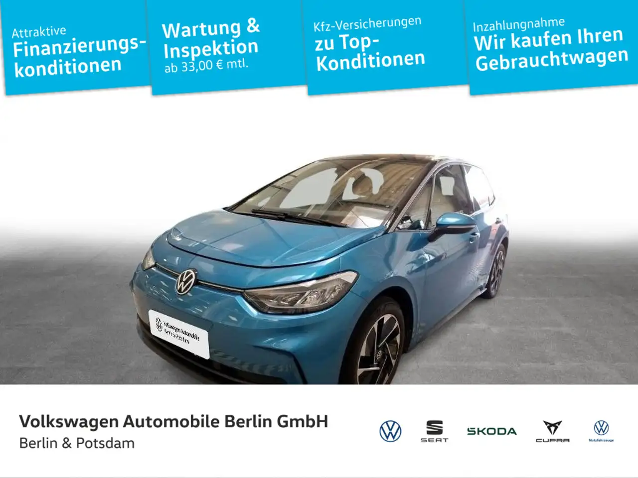 Volkswagen ID.3 Pro electric APP LED PDC — Berlin